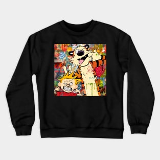 Calvin & Hobbes pop art Crewneck Sweatshirt